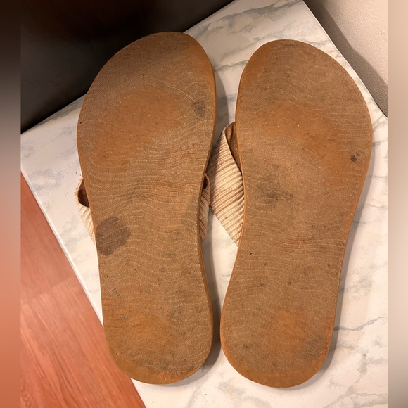 Like New Reef Womens Spring Woven Flip Flops Sandal US Size 9 - Picture 4 of 5